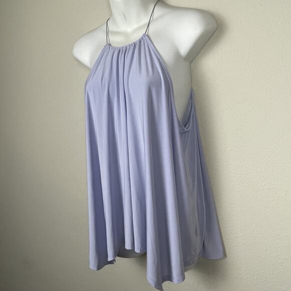 Express Y2K Lavender Trapeze Top Sleeveless Asymmetrical Hem Festival‎ M - Picture 3 of 7